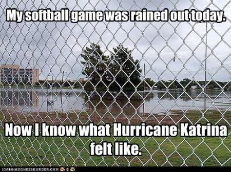 Rained-out Softball Game